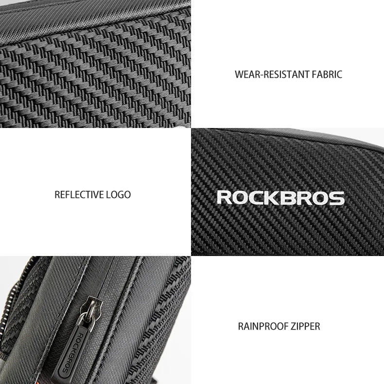 Waterproof Bike Frame Bag 1L Ultralight Front Tube Storage