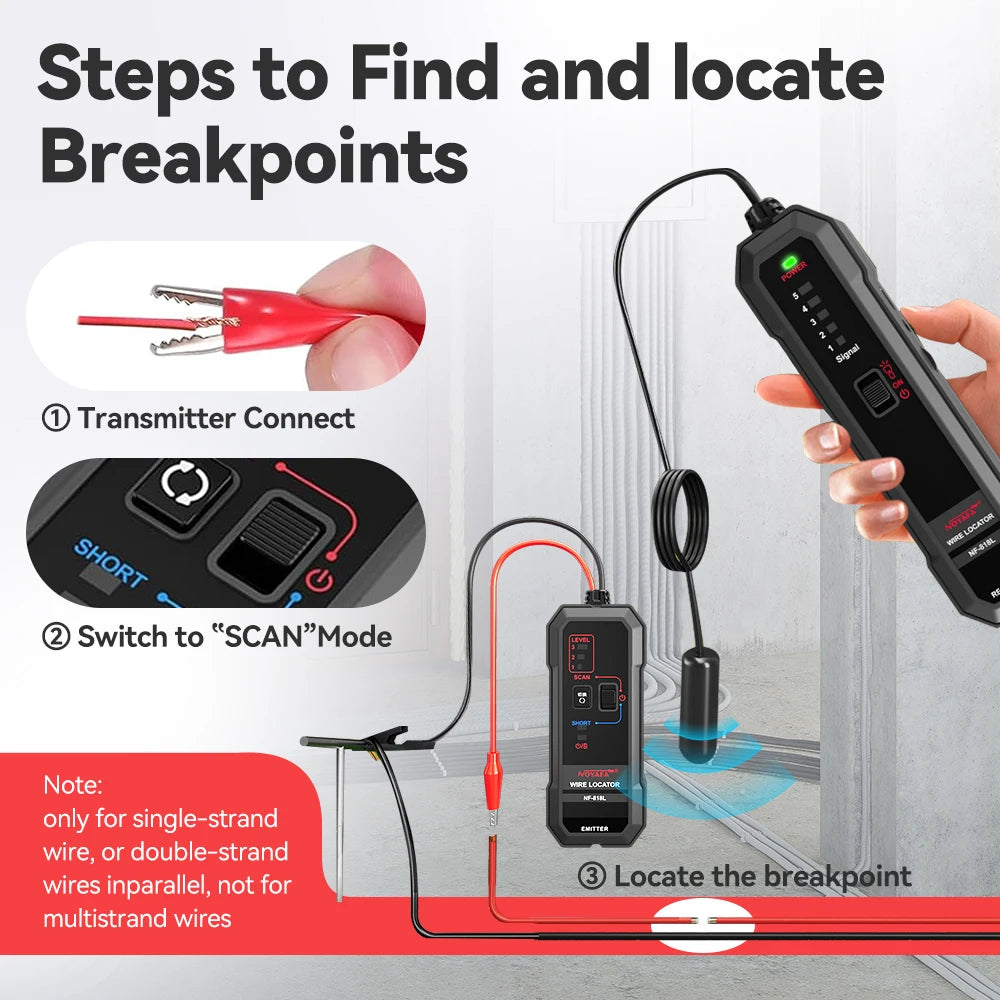 NF-818L Underground Wire Locator