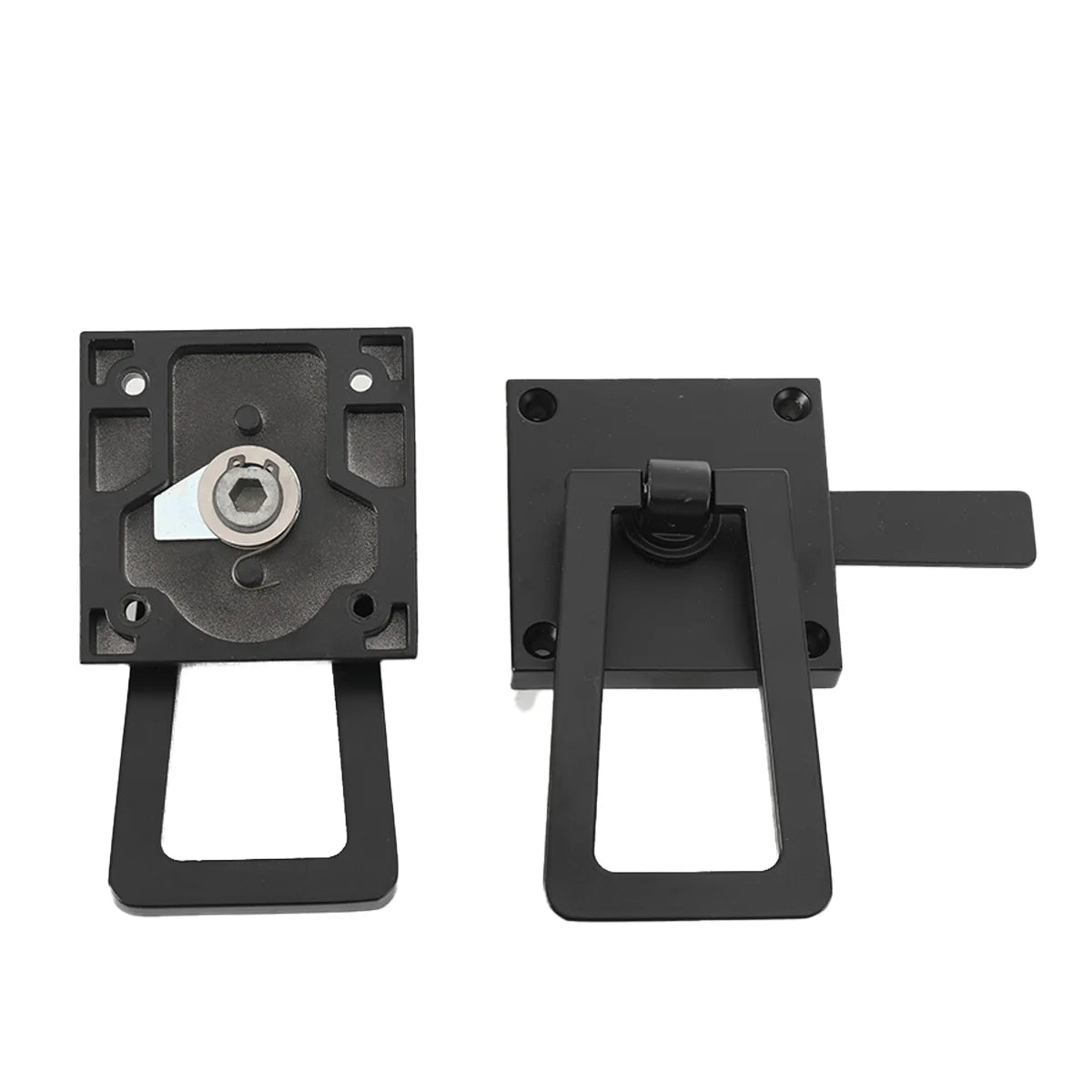Heavy Duty Gate Latch Double Side Gate Latches Matte Black Fence Latch Garden Door Latch Pool Gate Latch