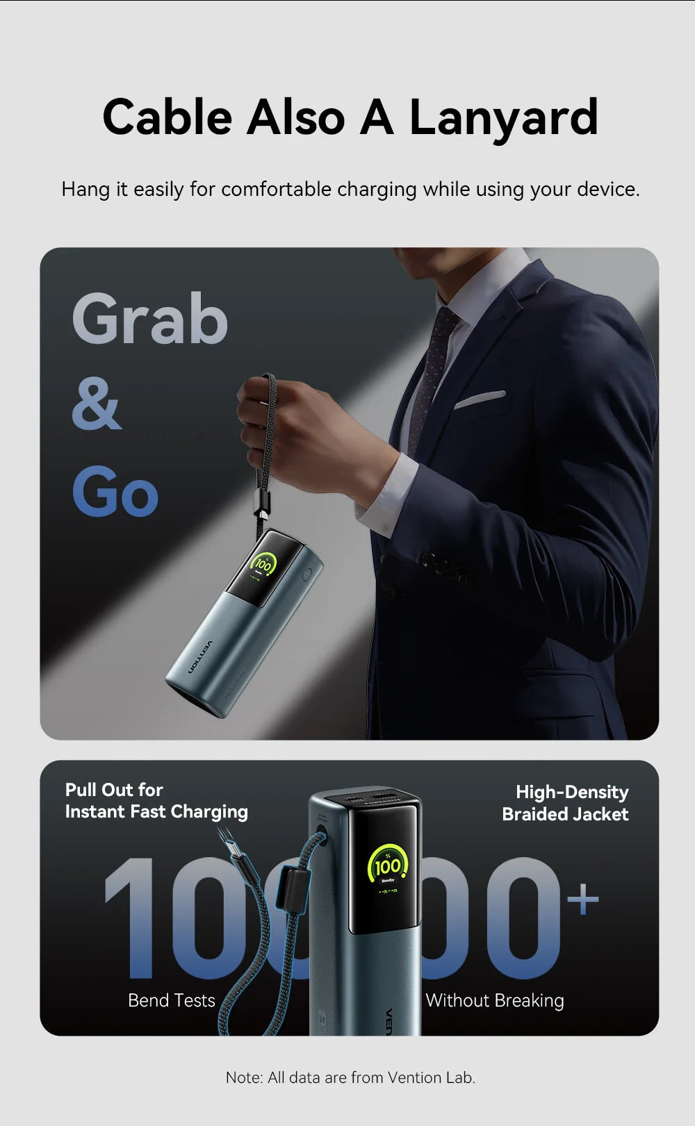 Power Bank 165W 20000mAh Szybkie Ładowanie Ładowarka do Laptopa i Telefonu