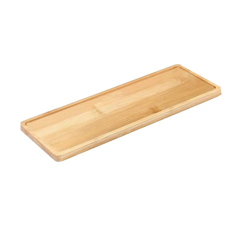 Bamboo Bathroom Tray for Vanity and Countertop, 1 to 3 Pieces