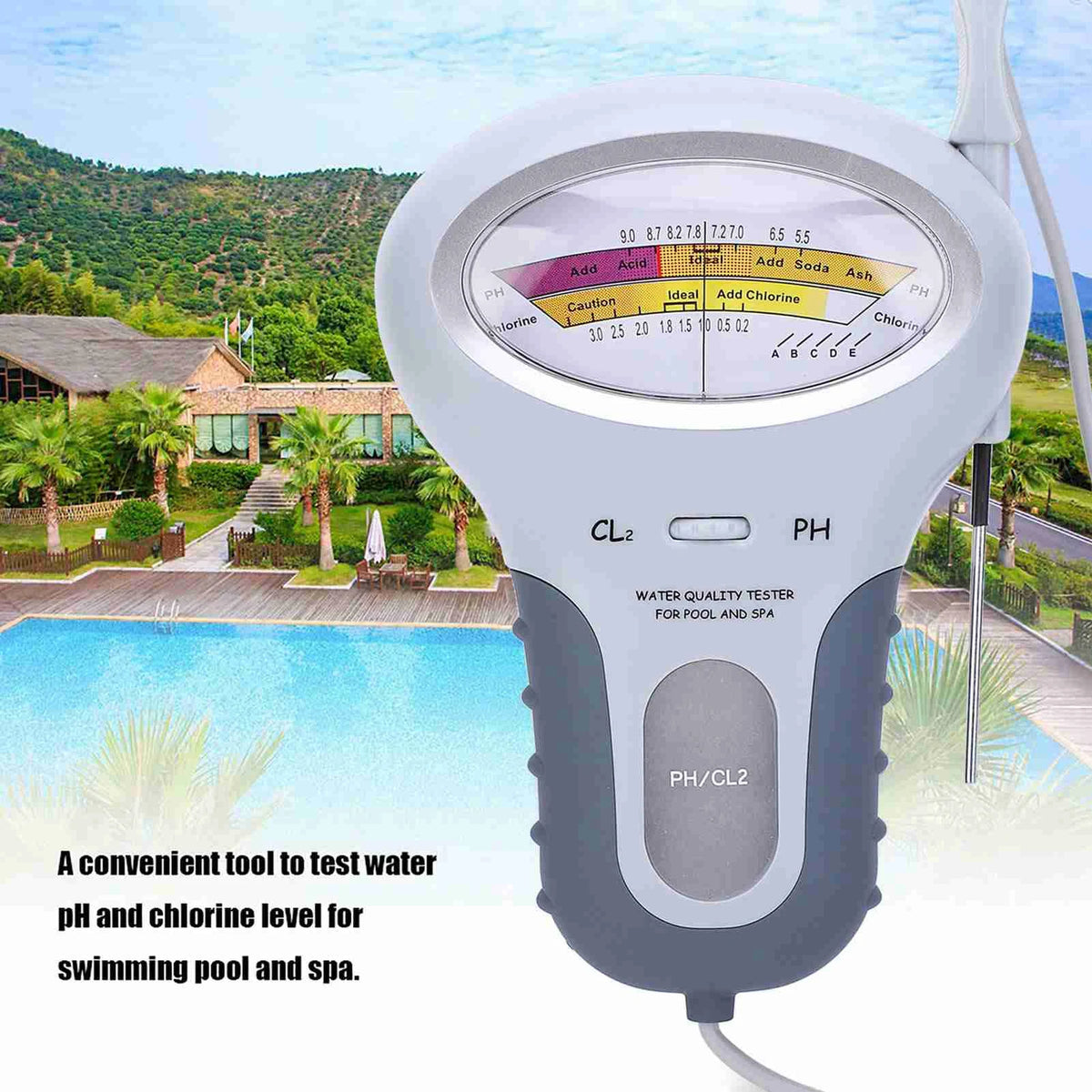 PC-102 Pool pH and Chlorine Tester