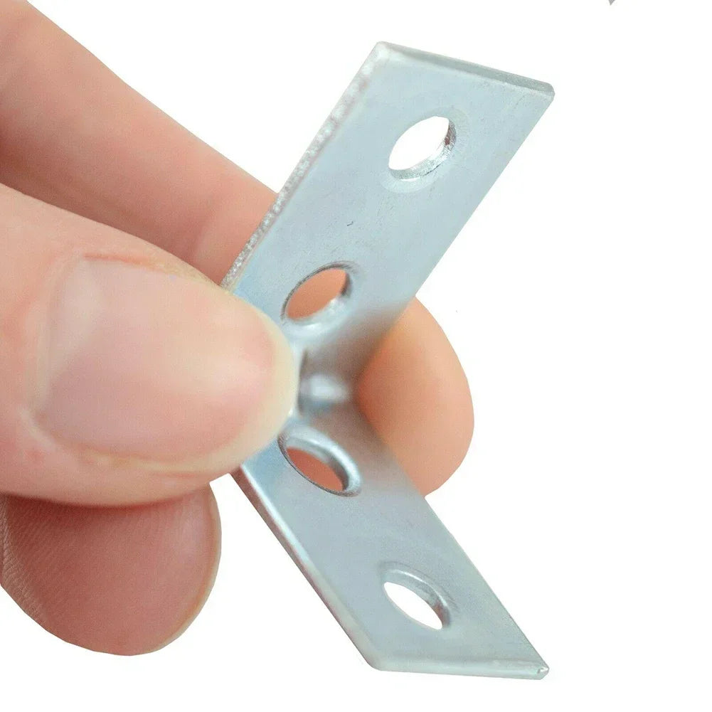 12-Piece L-Shaped Corner Brackets, 15 x 25 x 25 mm