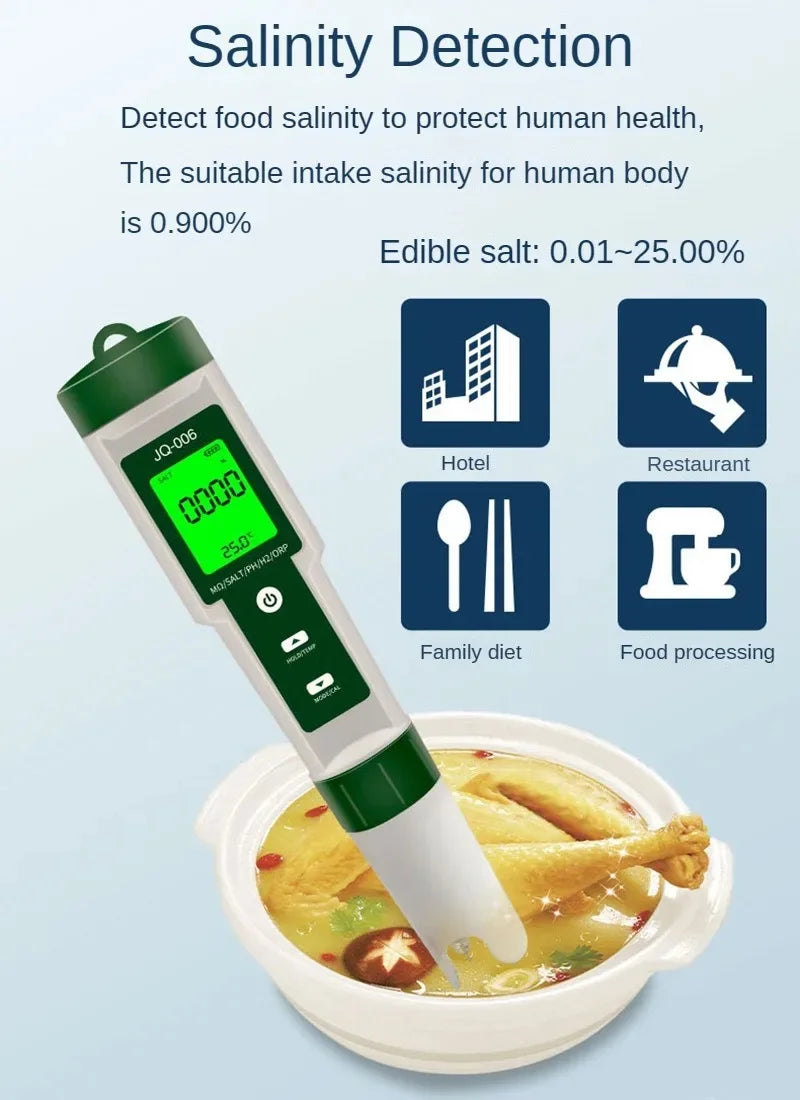 Digital Water Quality Tester - Function Options