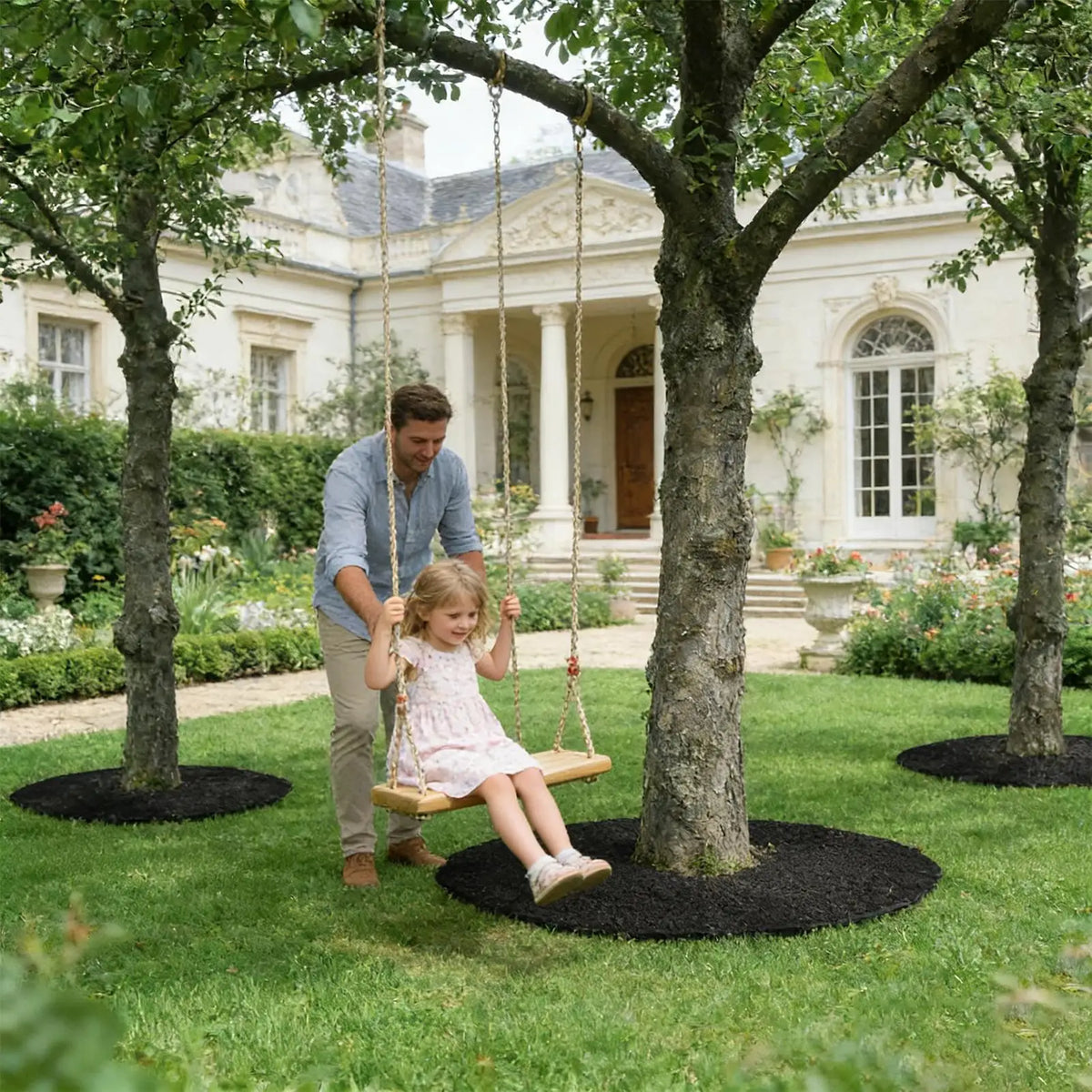 Non-woven boomstrokenmulchring — maatopties