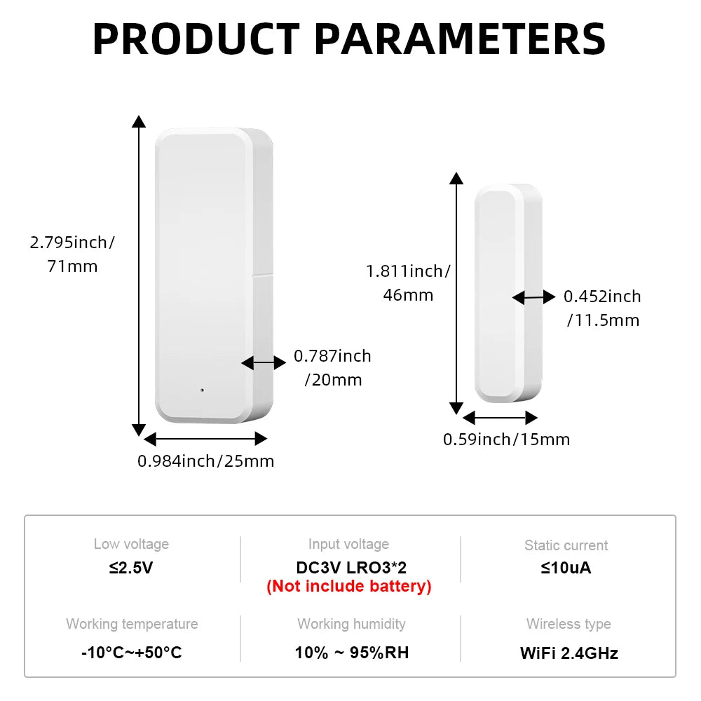 eWeLink WiFi Door and Window Contact Sensor