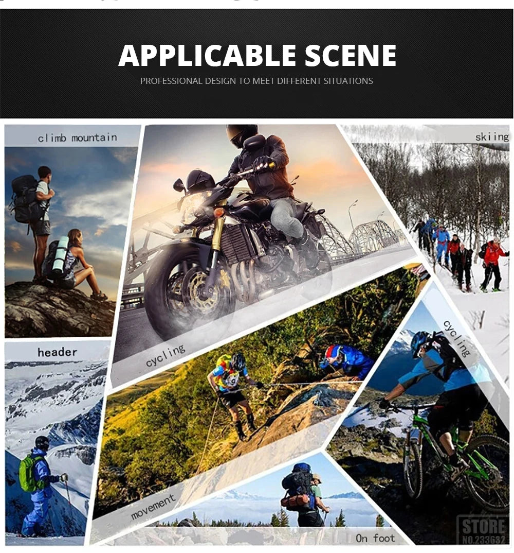 Winter Warm Motorcycle Gloves for Outdoor Riding