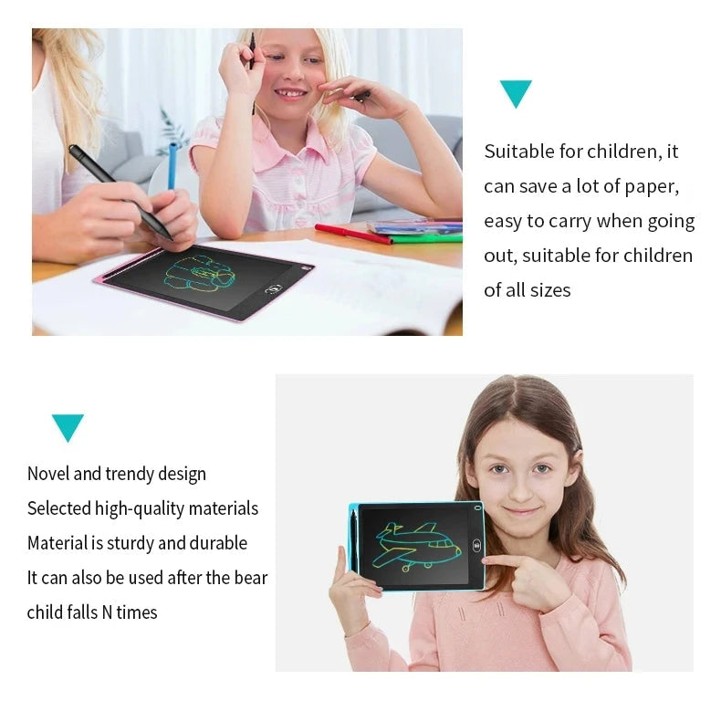 6.5 inch LCD Writing Tablet Drawing Board Montessori Educational Drawing Toys For Kids Students Magic Blackboard Toy Gift 