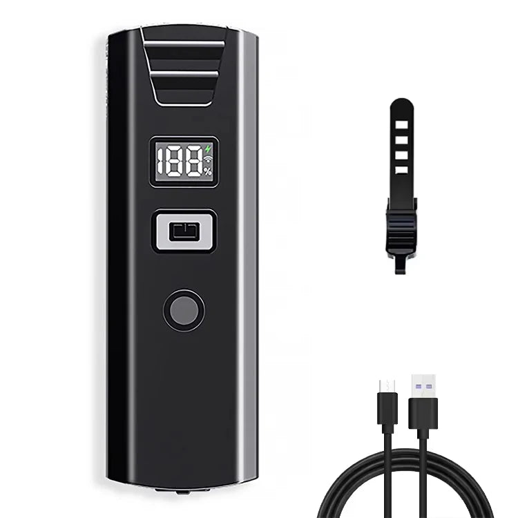 Faro anteriore per bicicletta ricaricabile USB-C con sensore di luminosità