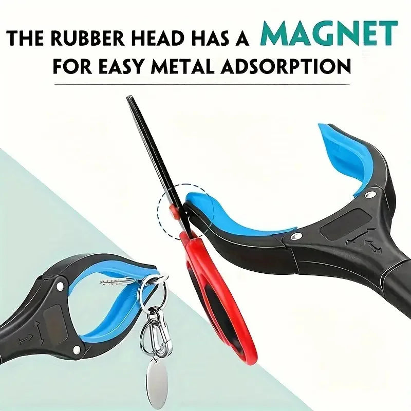Pince de ramassage pliable avec manche en alliage d’aluminium