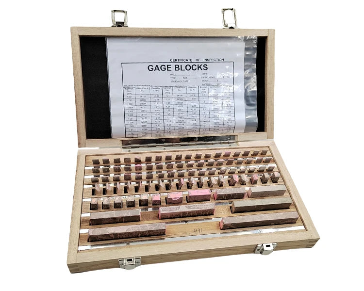 32-Piece Steel Gauge Block Set - Grade Options