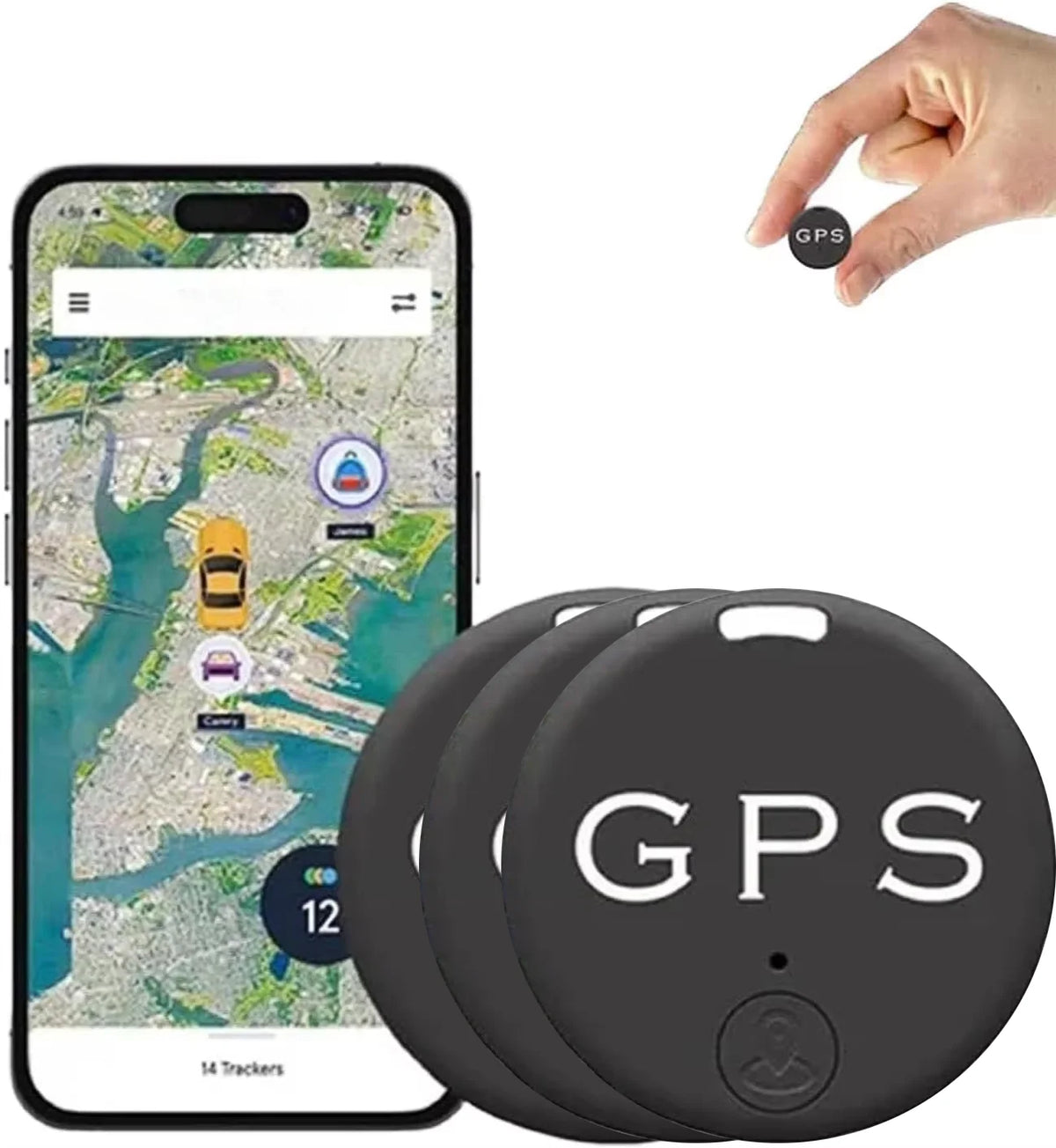 Sledovanie vozidla proti strate Mini GPS sledovač pre vozidlá Lokalizér sledovač pre sledovací systém Bluetooth