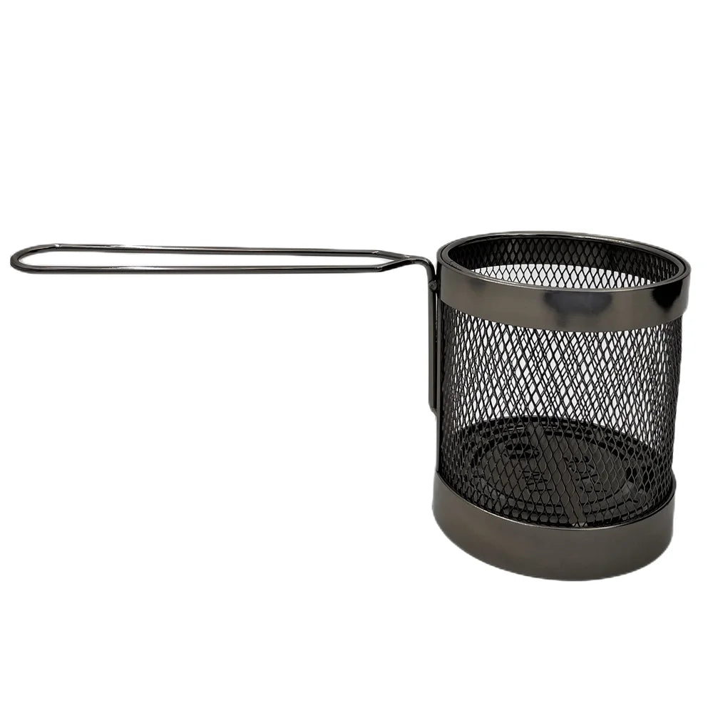 Metallkurv for vannpipens kull med håndtak