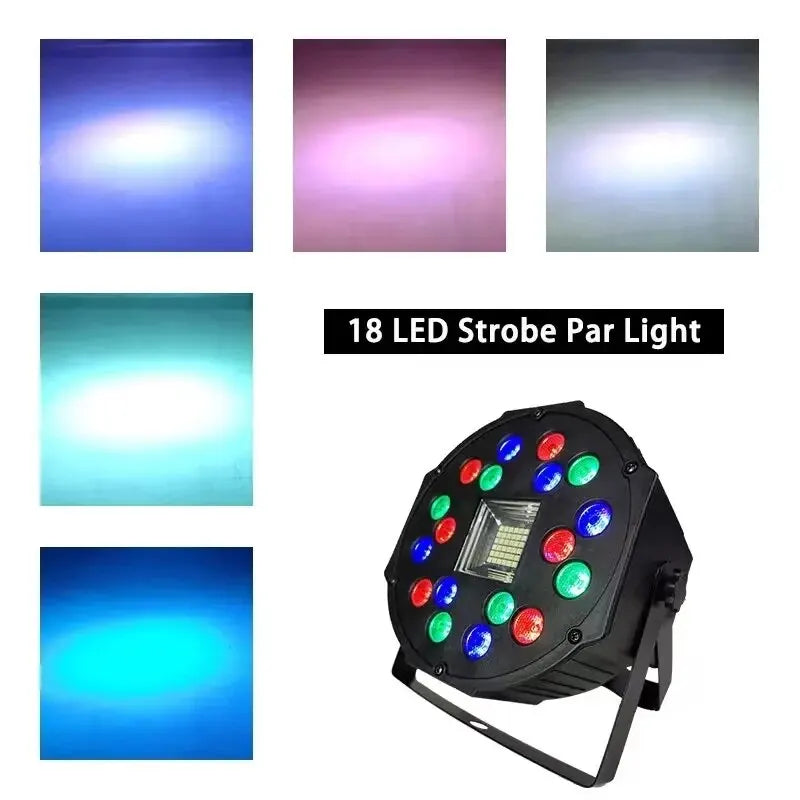 36 LED RGB Disco DJ Party Light with DMX512 Strobe