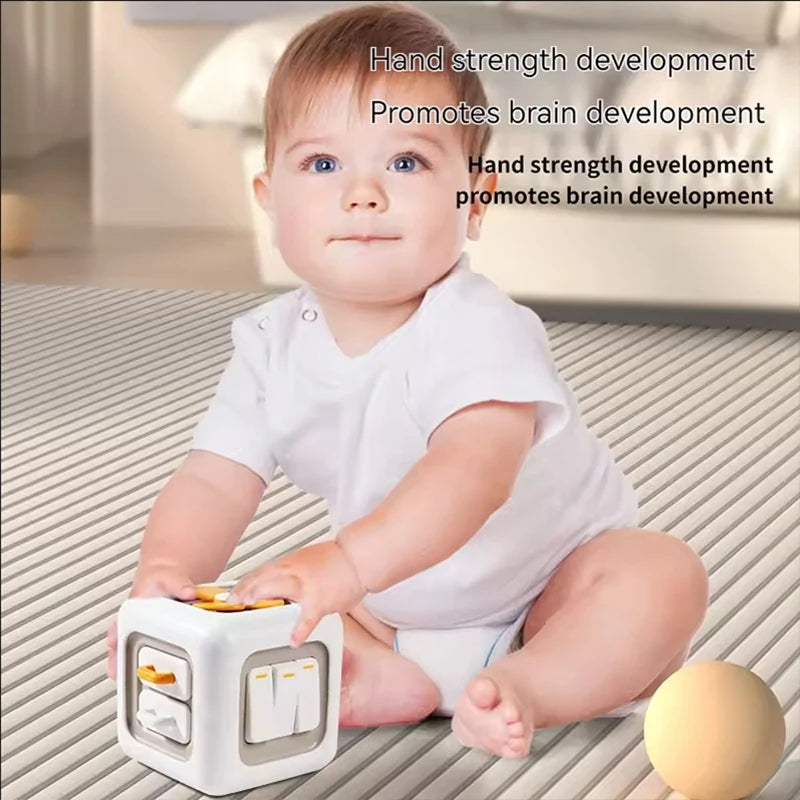 Montessori Magic Cube Šesťstranná aktivity krabica pre skoré učenie