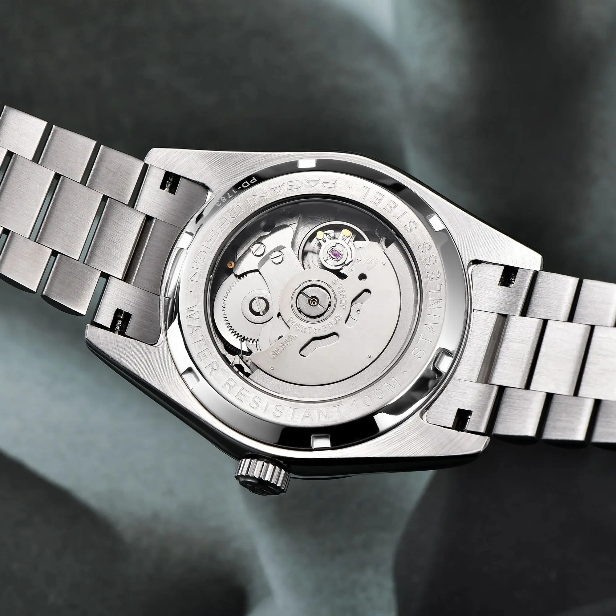 Pagani Design Automatic Gold Watch 40MM Sapphire Steel Waterproof