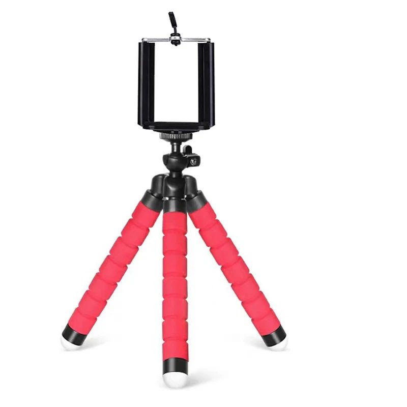 Mini Flexible Phone Tripod with Holder Clip