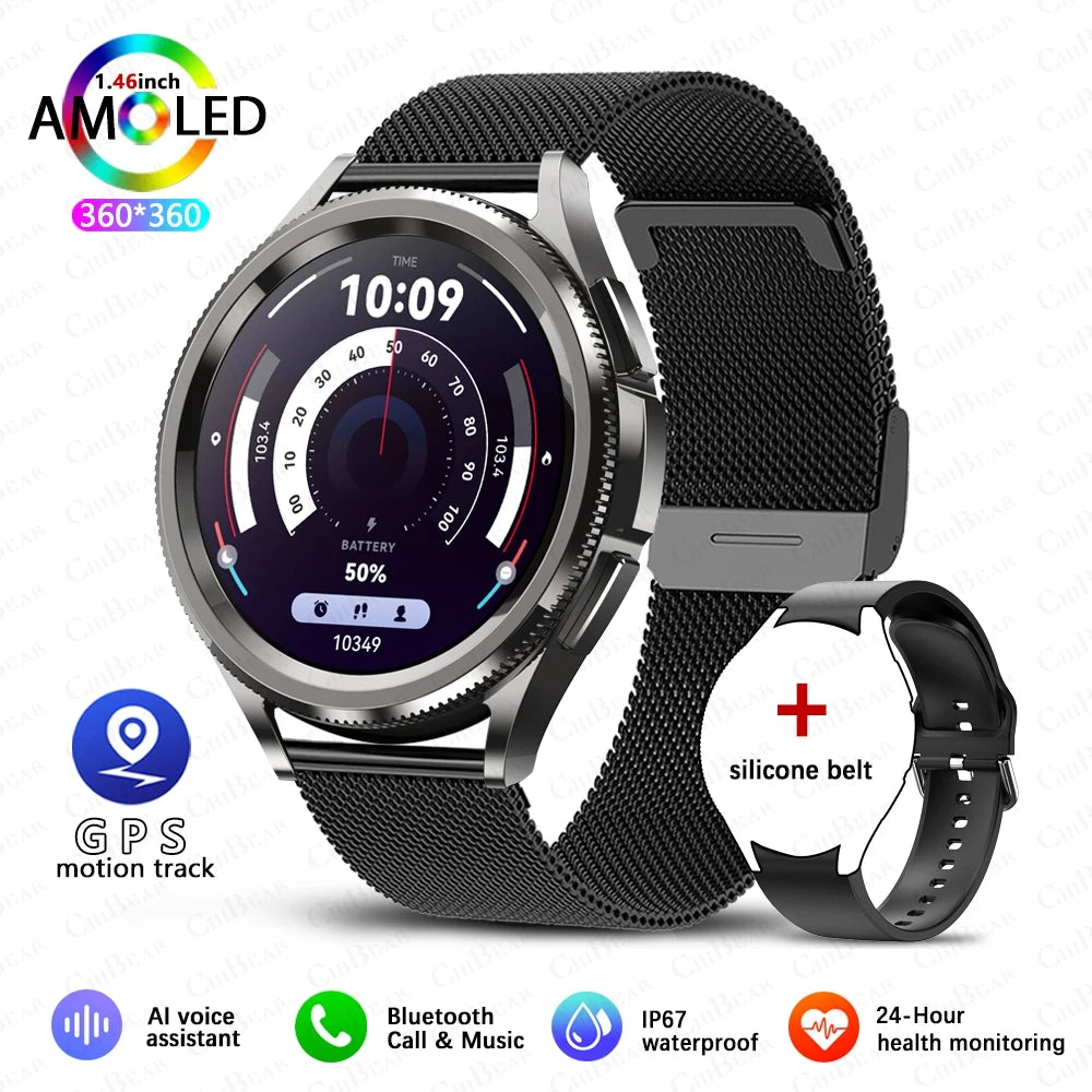 1.46-Inch Round Smartwatch with Calling Features