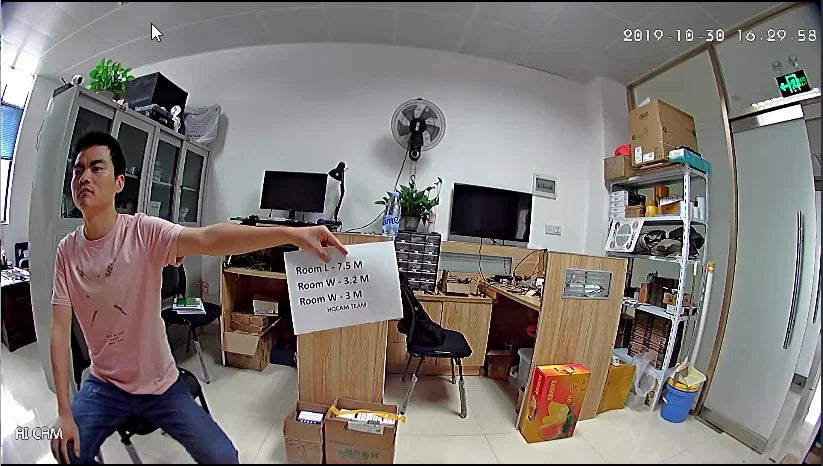 1080P PoE Indoor Peephole Door Camera
