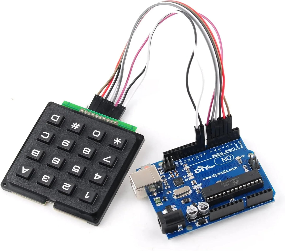 Matrix Membrane Keypad - 12 or 16 Keys