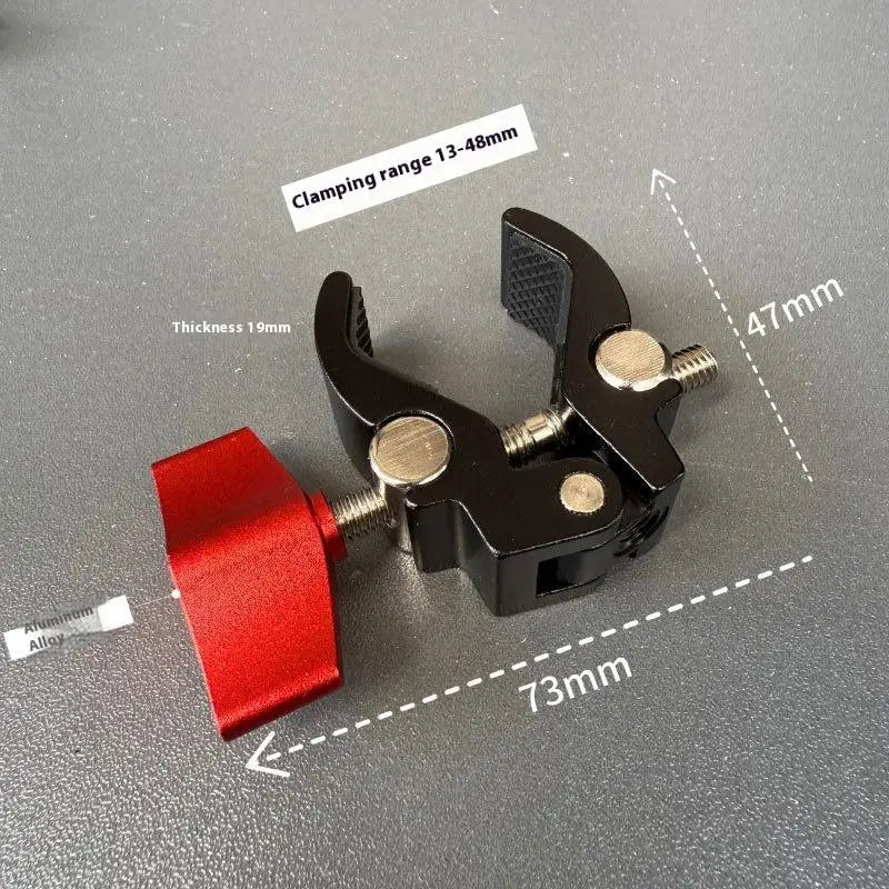 Camera Super Clamp with Double Ball-Head Arm