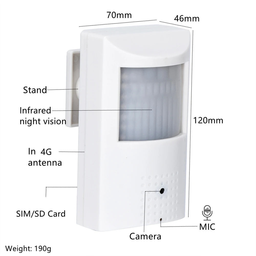 Mini 4G Security Camera 5MP with Motion Detection