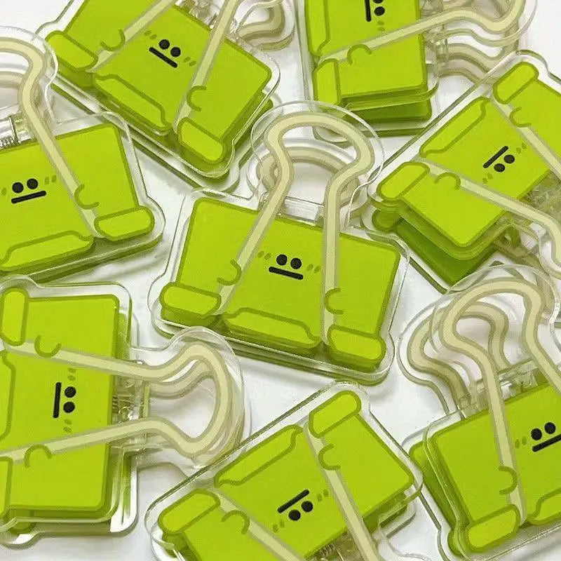 Colourful Cartoon Paper Clips, 6-Piece Set