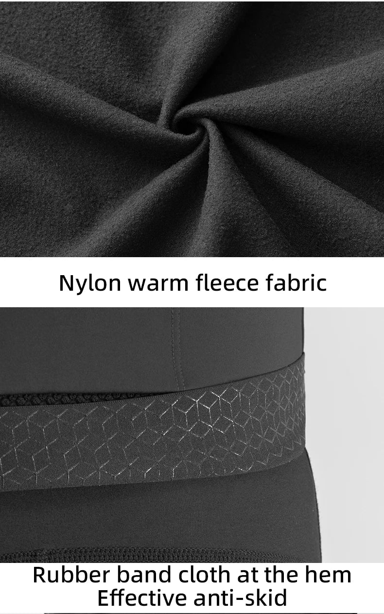 Men’s Thermal Cycling Jersey Windproof Fleece for Cold Weather Riding