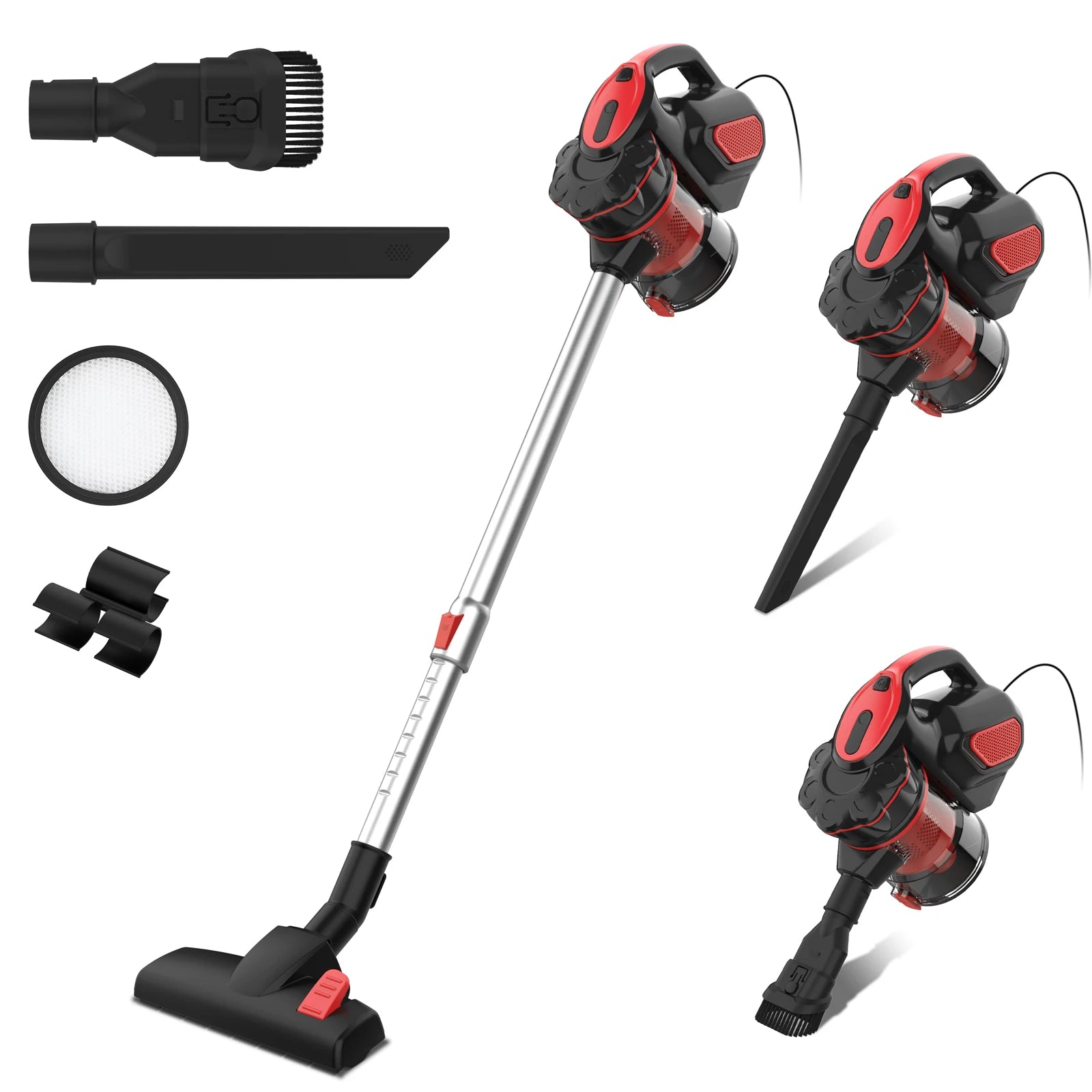 INSE I5 Corded Stick Vacuum 600W 18Kpa Lightweight 2-in-1 Cleaner