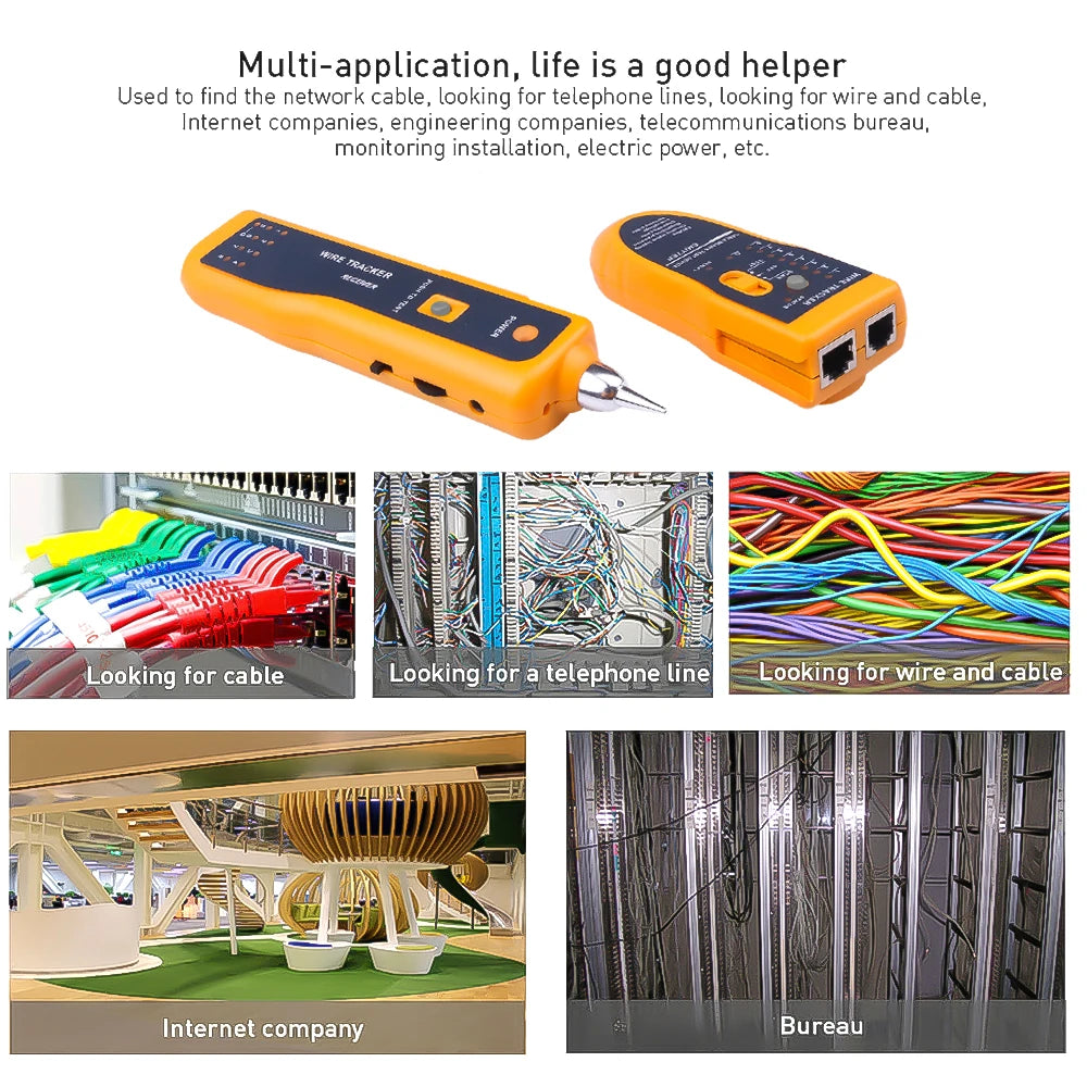RJ45 Network Cable Tester and Tone Tracer
