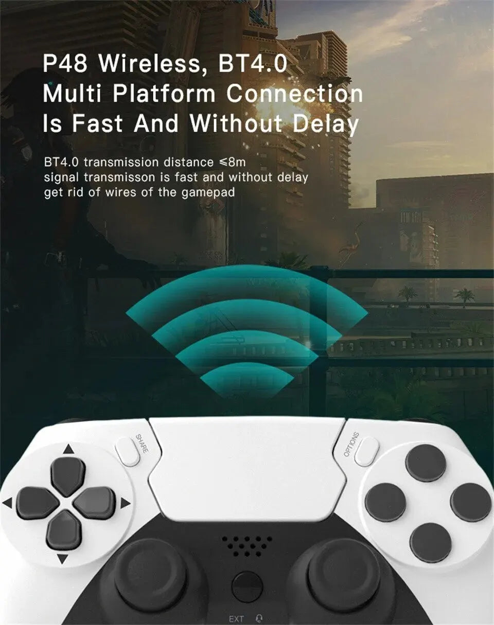 Wireless Gamepad with Six-Axis Gyroscope