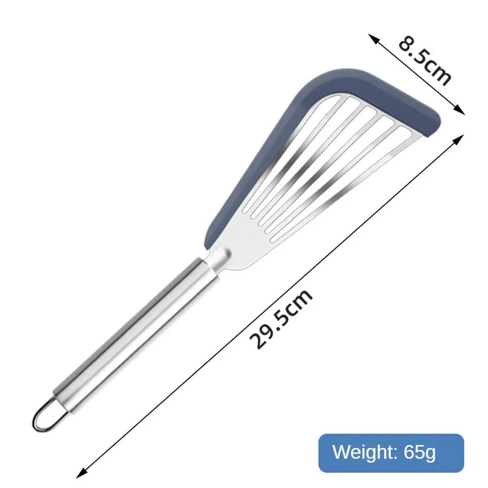 Kitchen Turner, Silicone/Steel Style Options
