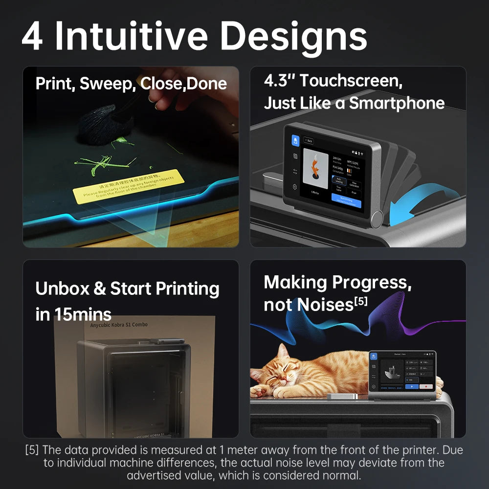 Anycubic Kobra S1 Hızlı 3D Yazıcı