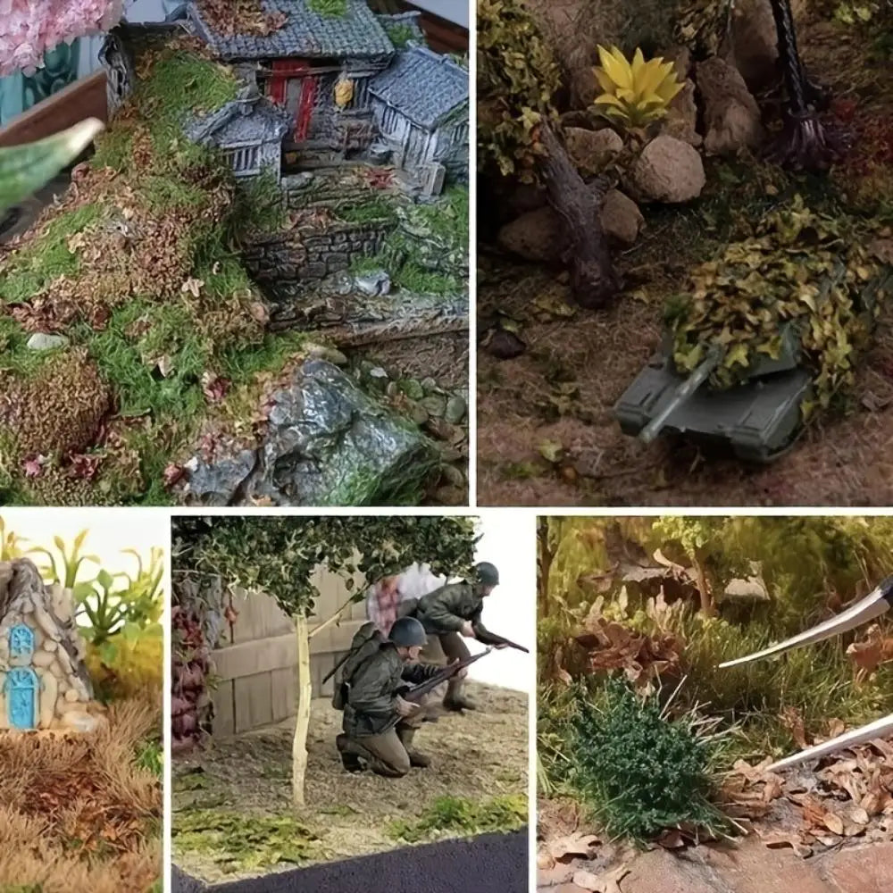 Autumn Model Scenery Grass and Foliage Mix