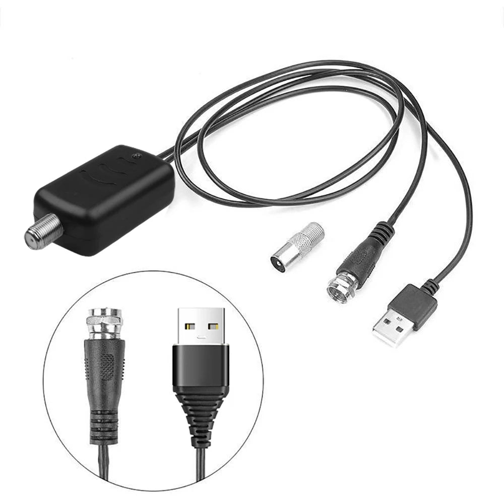 Amplificateur de signal pour antenne TV intérieure, gain de 25 dB