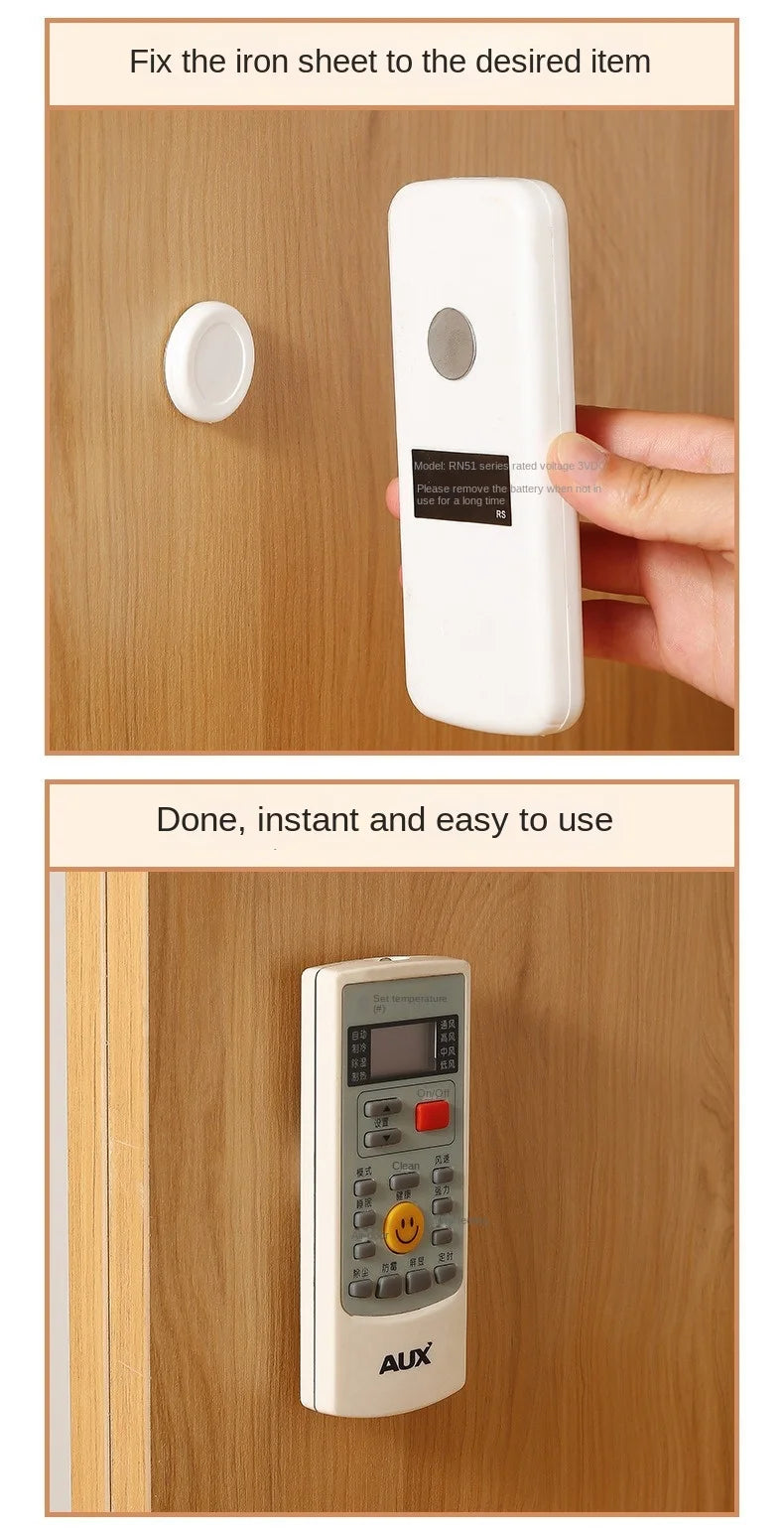 Magnetic Wall-Mount Remote Holders - Pack Options
