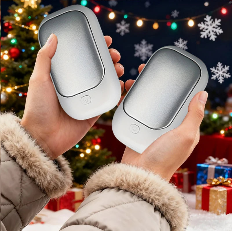 Magnetic Rechargeable Hand Warmer 2-Piece Set