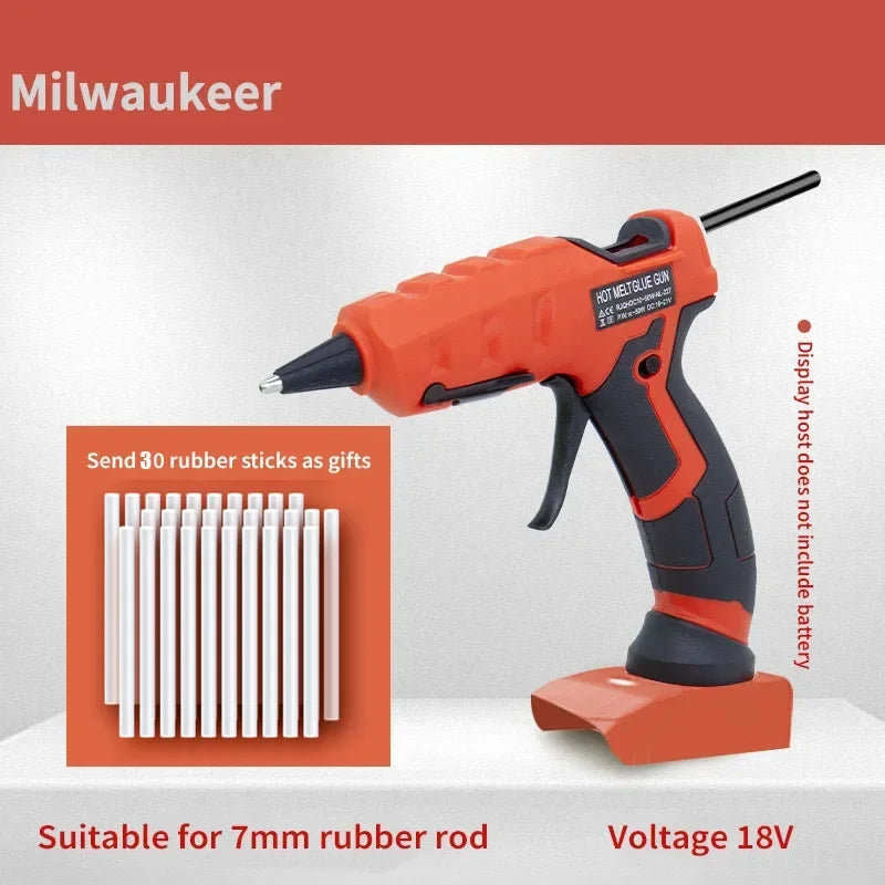 Cordless Glue Gun for Compatible 18 V Batteries