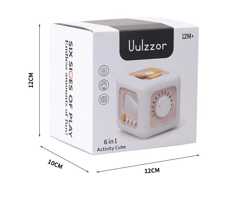 Montessori Magic Cube Šesťstranná aktivity krabica pre skoré učenie