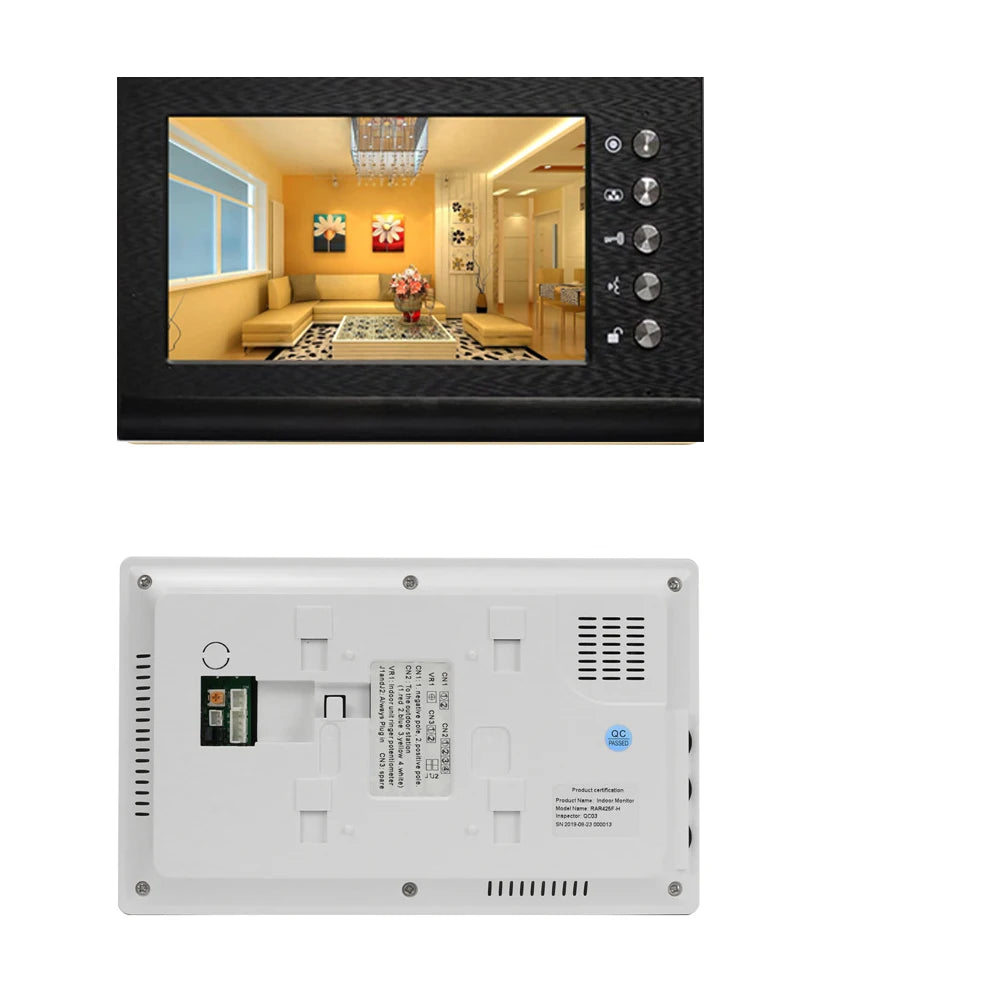 Homefong 7 Inch RFID Home Intercom Video Door Phone Doorbell with Camera Door Access Control Multiple Monitors Unlock Gate Spy-shop.com