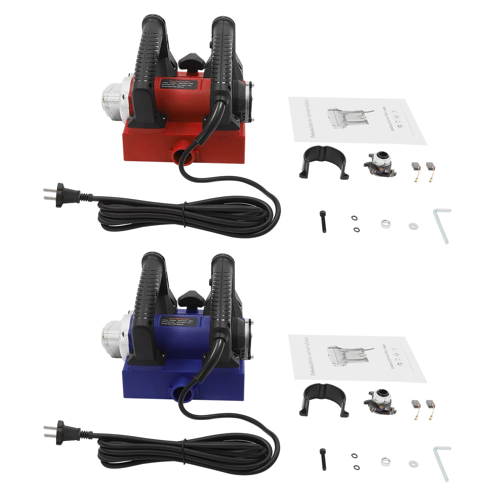 1300W Electric Wall Planer with Cable and Carrying Case