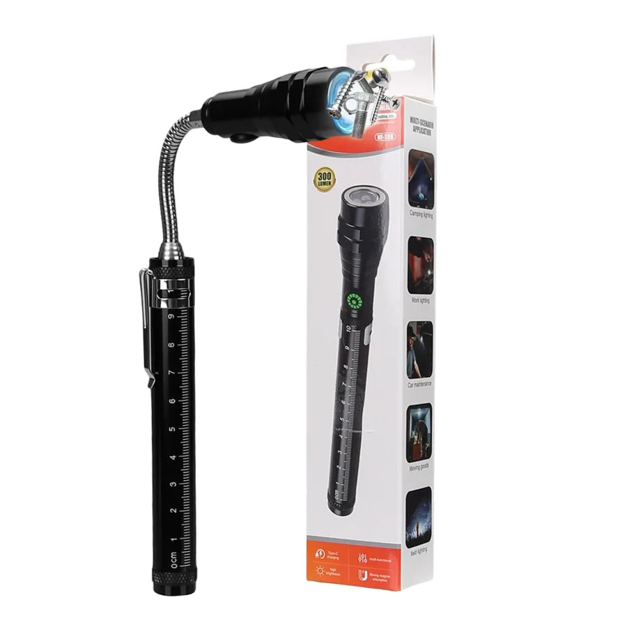 Rechargeable Work Light with Rotating Magnetic Base