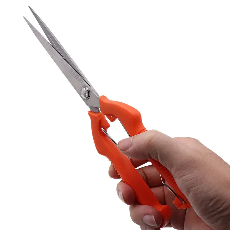 Grape Scissors Pruning Shears Garden Tool Vegetable Patch Bonsai Professional Joinery Stainless Steel Fruit Picking With Lock 