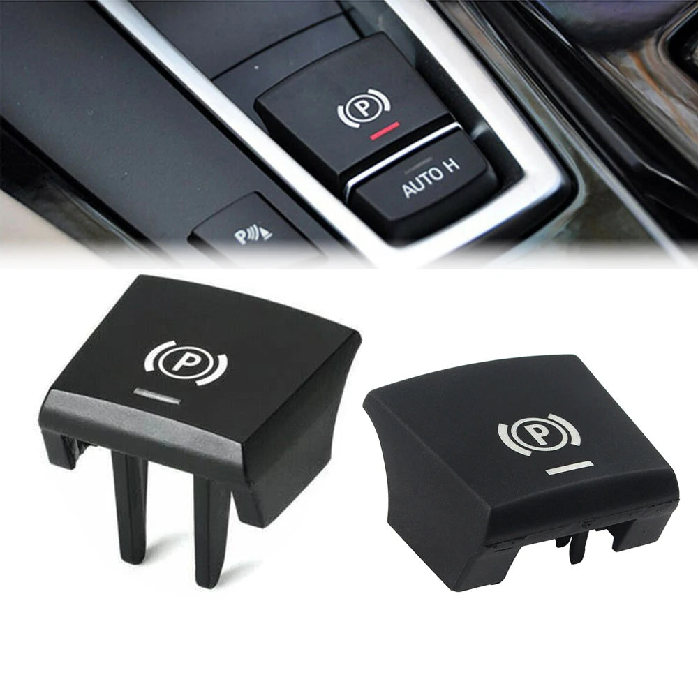 Νέα για BMW 5 7 F01 F02 F07 F10 F11 F18 F30 520 523 730 2009-2017 Διακόπτης μπουτόν P με χειροαναβατόρο με φρένο στάθμευσης, κάλυμμα 61312822518