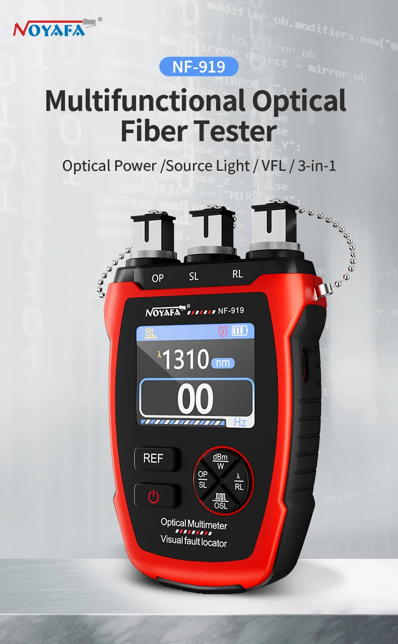 NF-919 Optical Power Meter, Light Source and VFL