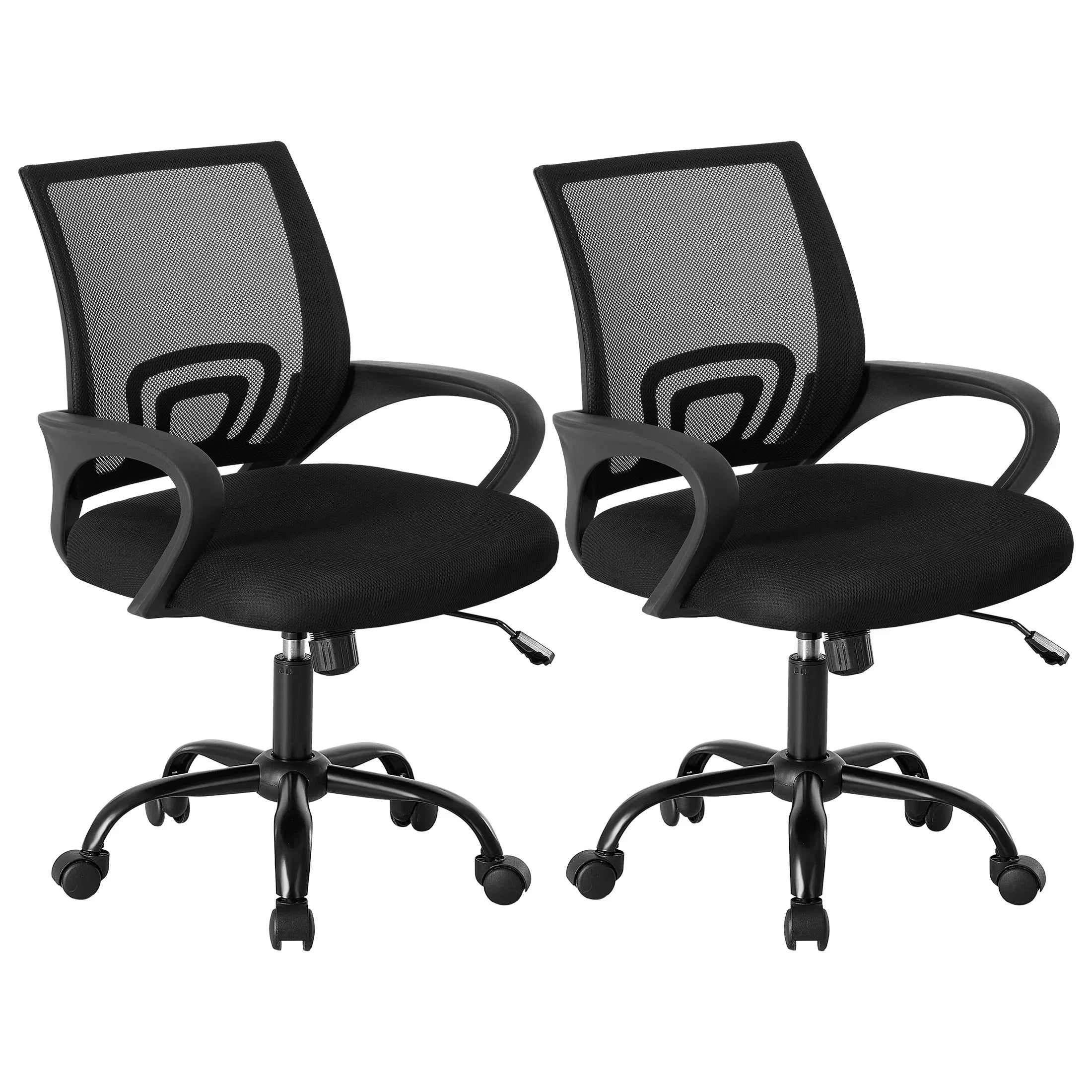Ergonomic Mesh Office Chair with Lumbar Support & Adjustable Height