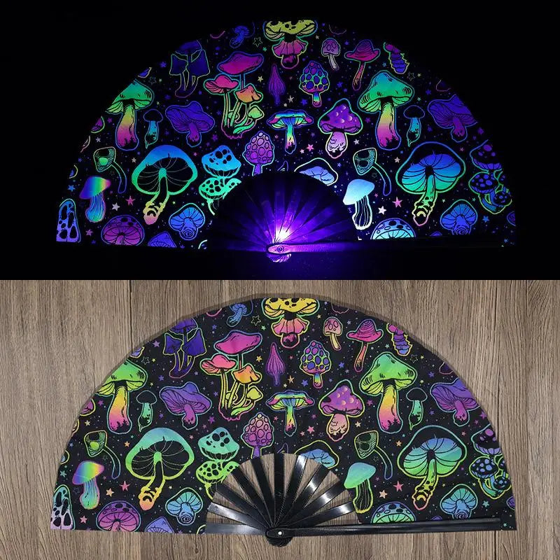 UV-Printed Bamboo Folding Performance Fan