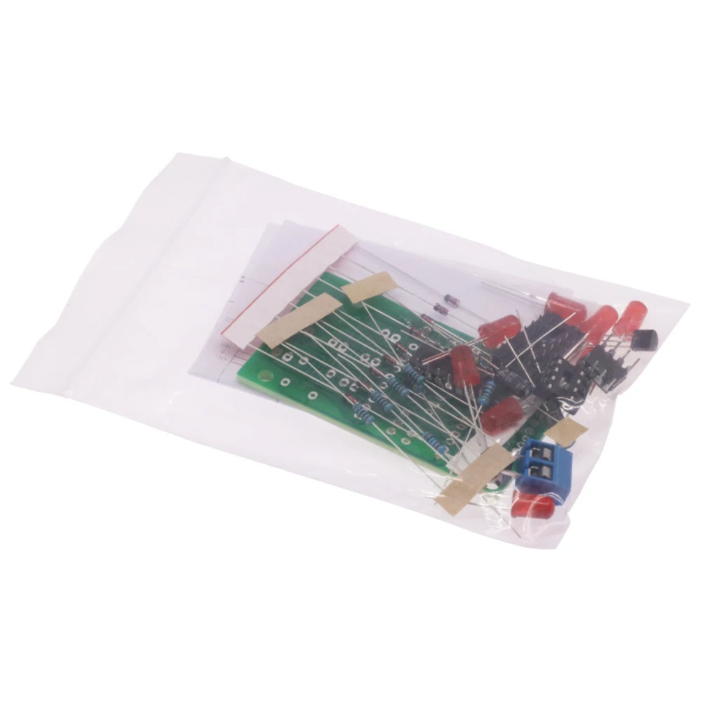 Elektroniske terninger DIY-kretssett, 4,5–5,5 V