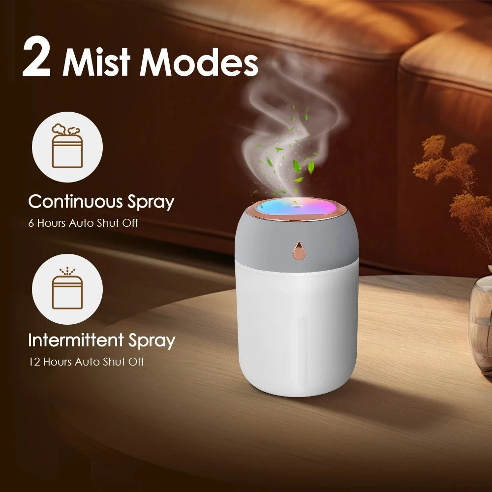 USB Humidifier with Colour Night Light