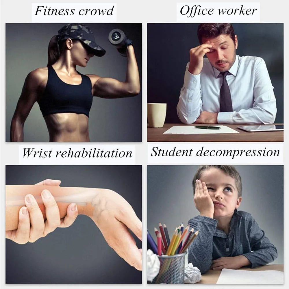 Self-Starting Wrist Gyro Ball Power Trainer Forearm Exerciser - Wrist Strengthening Device for Arm And Finger Muscle Training 